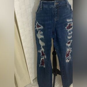 Torrid Distressed Blue Jeans for Women
